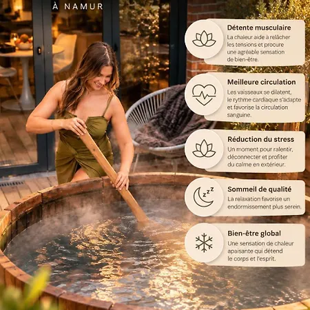 Apartment O17 Sejour Wellness Avec Bain Nordique A 5 Min De Namur